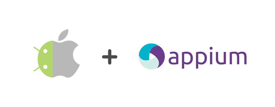 Android, Apple, and Appium logo