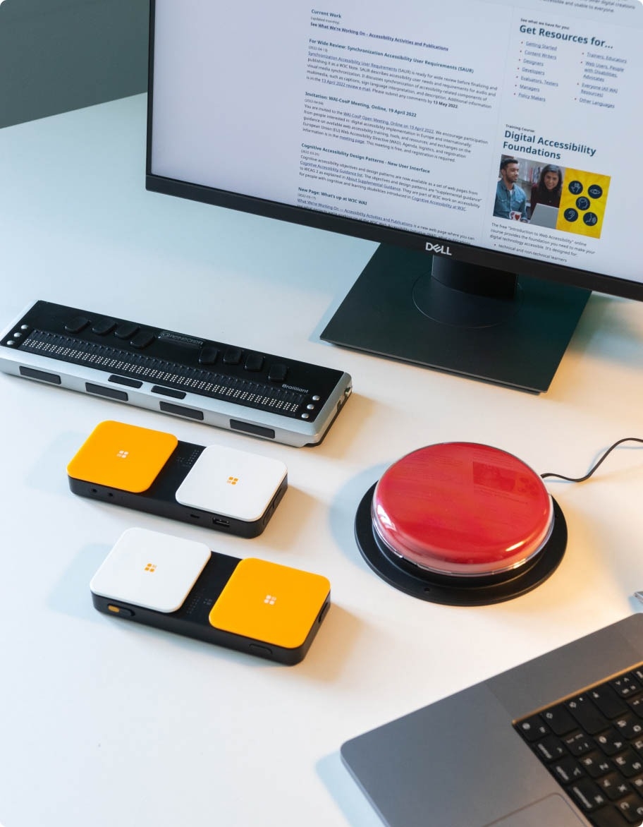 Different tools used for manual accessibility testing.