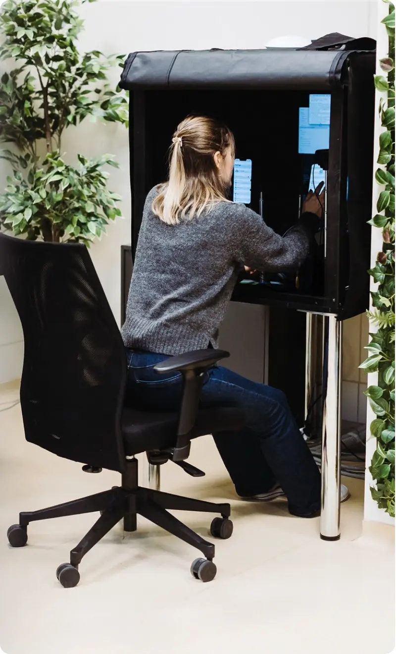 Audio- og videokvalitetstesting-oppsett i aksjon