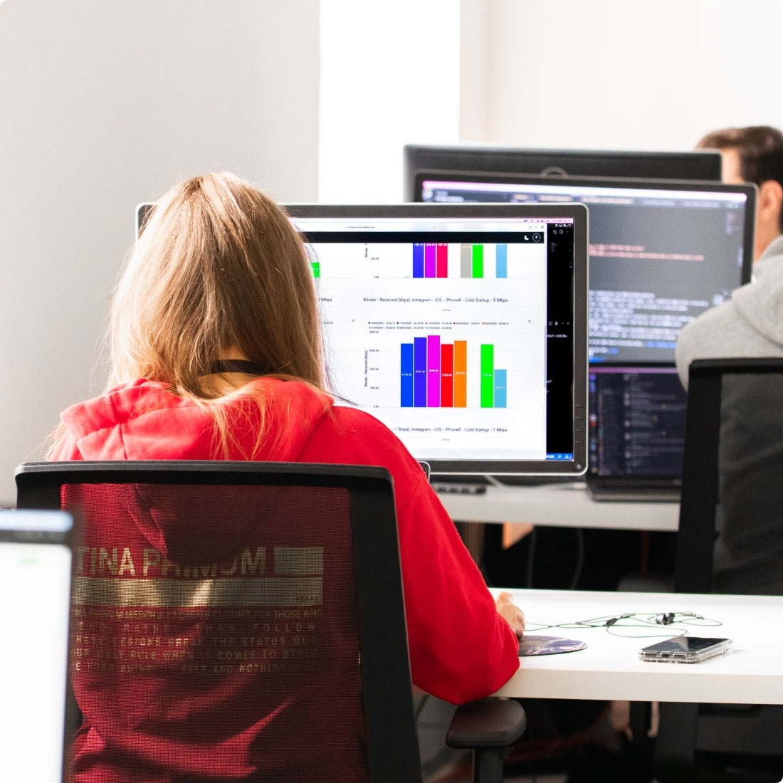 QA engineer actively working on competitive analysis.