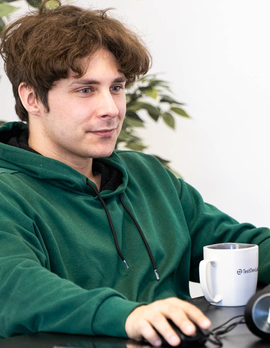 QA engineer working on web application testing project.