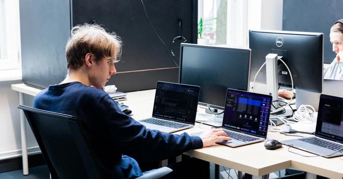 Engineers working at their computers