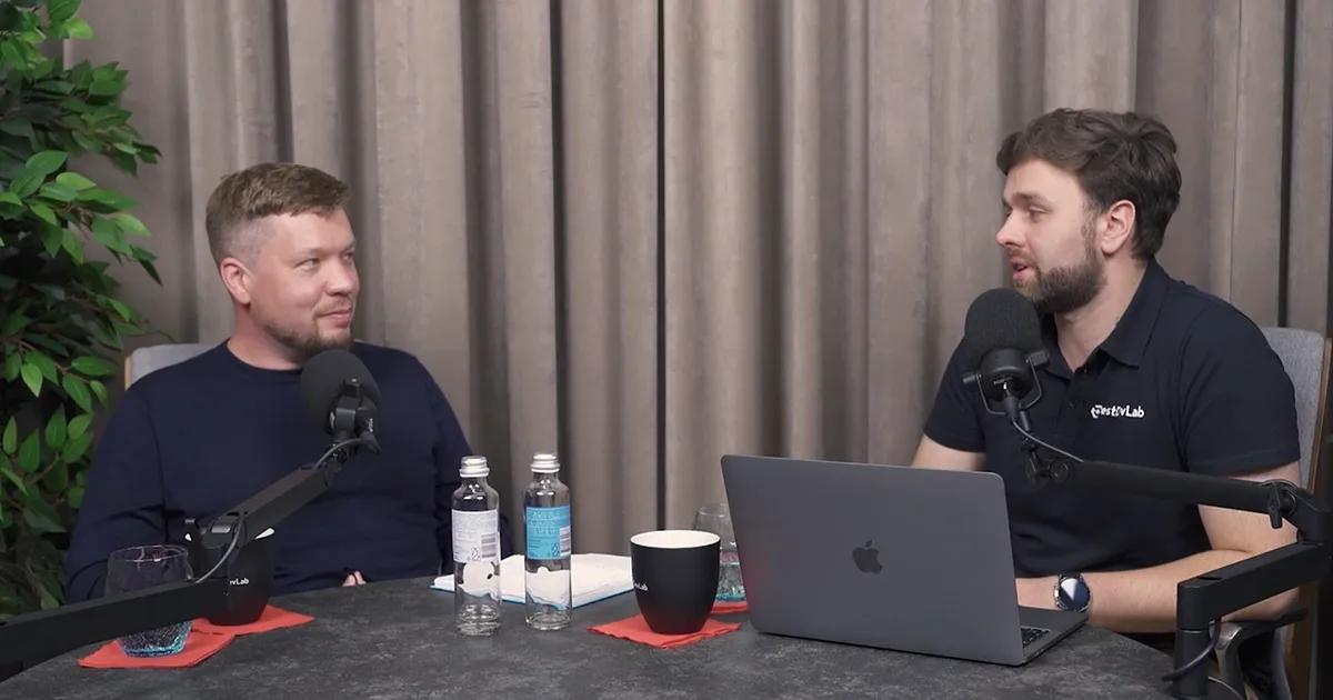 Pekka Pönkänen, QA Competence Lead at Wolt, on the Tech Effect podcast hosted by TestDevLab