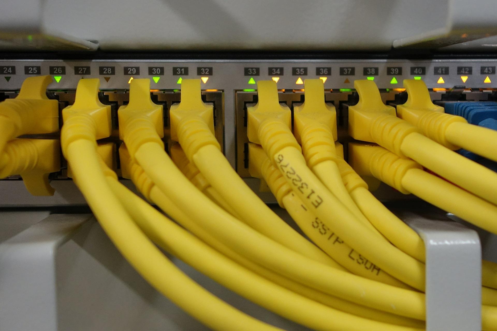 Yellow cables