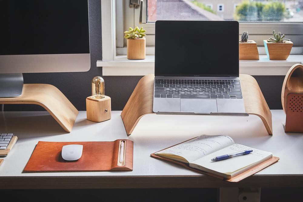 Work desk setup