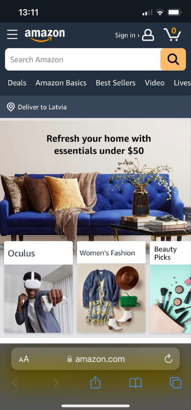 Mobile App Screen
